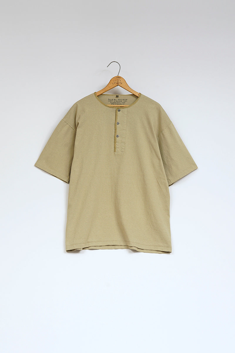 【ナイジェル・ケーボン】MAN / 50s ヘンリーネックシャツ / 50s HENLEY NECK SHIRT