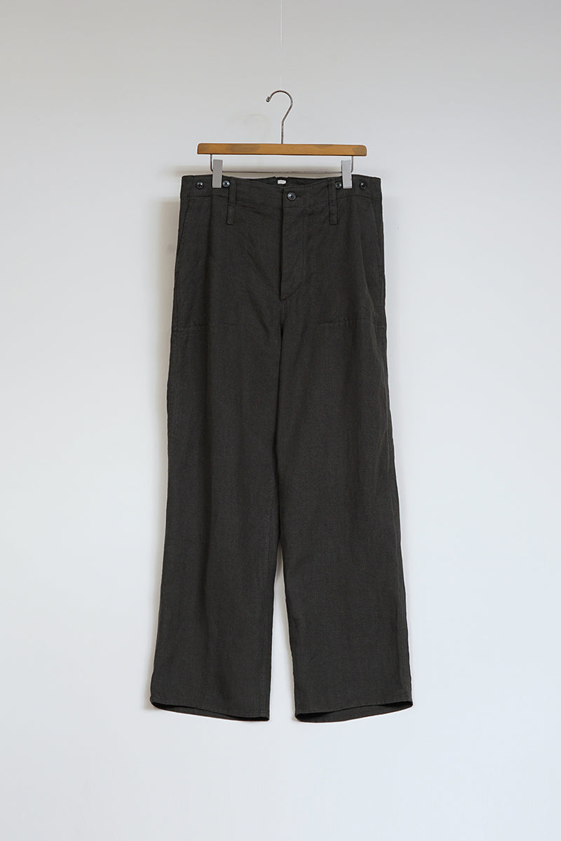 【ナイジェル・ケーボン】UNISEX / フレンチワークパンツ - リネンピンオックス / FRENCH WORK PANT - LINEN PIN OX