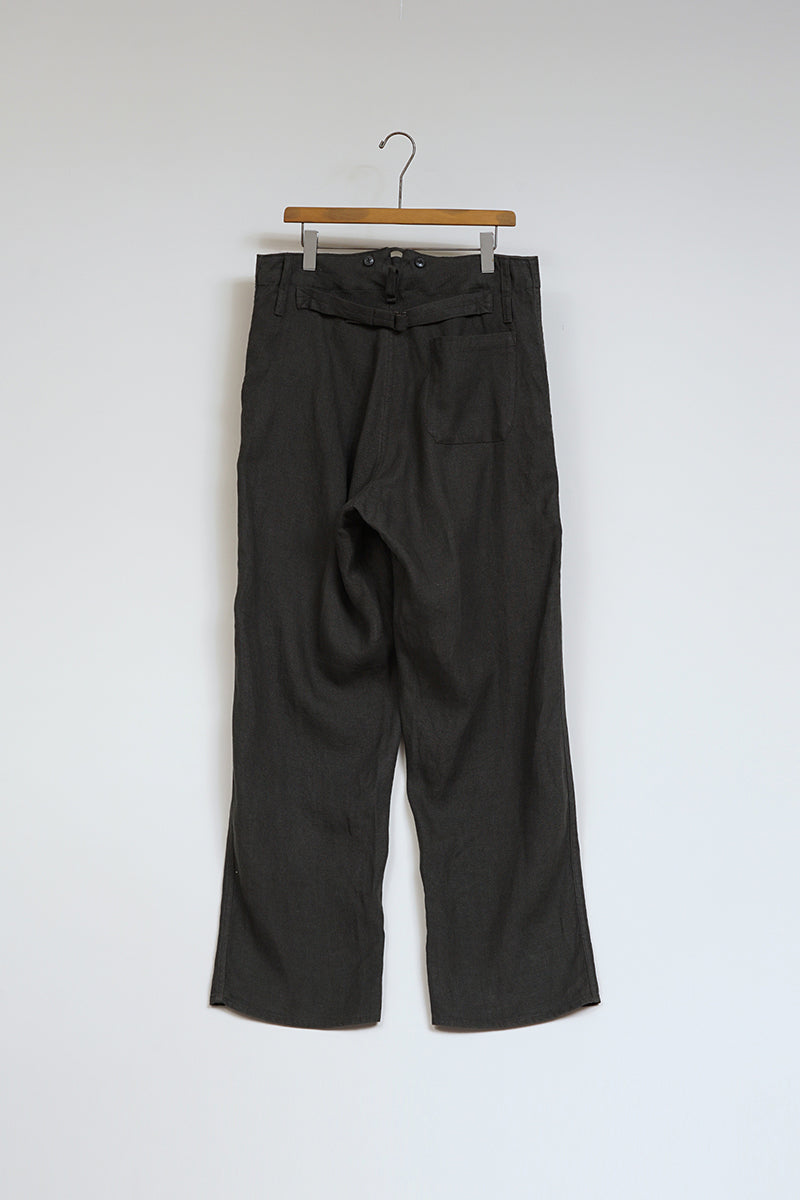 【ナイジェル・ケーボン】UNISEX / フレンチワークパンツ - リネンピンオックス / FRENCH WORK PANT - LINEN PIN OX