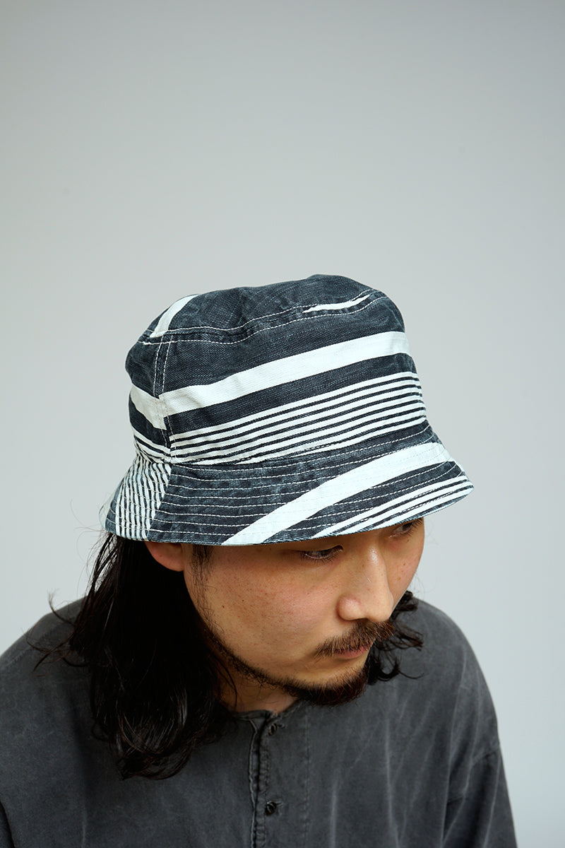 ナイジェル・ケーボン】UNISEX バケットハット -ストライプ ACC-53 BUCKET HAT STRIPE –  ナイジェル・ケーボン オンラインストア/Nigel Cabourn ONLINE STORE