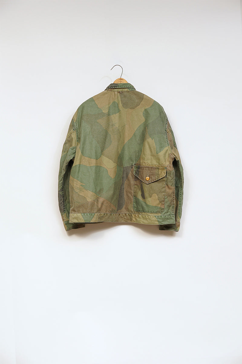 【ナイジェル・ケーボン】MAN / フレンチワークショートジャケット - カモ / FRENCH WORK SHORT JACKET - CAMO