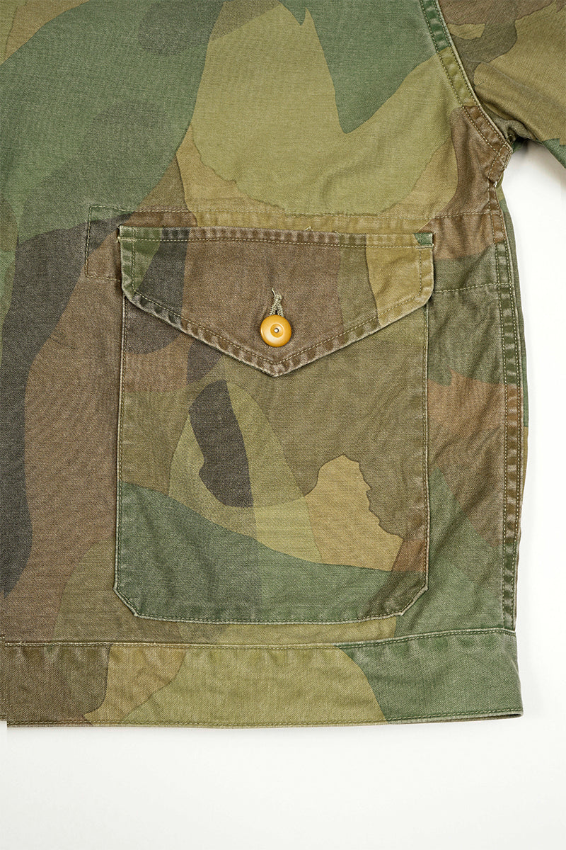 【ナイジェル・ケーボン】MAN / フレンチワークショートジャケット - カモ / FRENCH WORK SHORT JACKET - CAMO