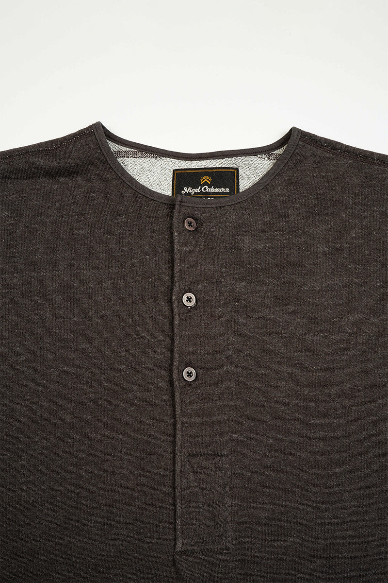 【ナイジェル・ケーボン】MAN / ブラックスミスヘンリーネックシャツ / BLACKSMITH HENLEY NECK SHIRT