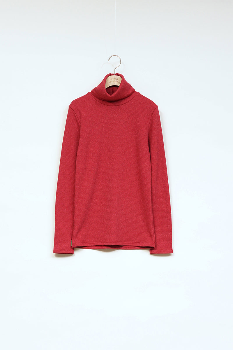 【ナイジェル・ケーボン】WOMAN / ハイネックロングスリーブ ‐ コットンシルク / HIGH NECK LONG SLEEVE - COTTON SILK