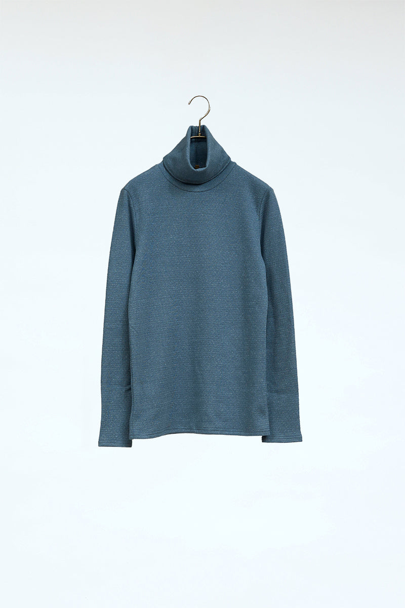 【ナイジェル・ケーボン】WOMAN / ハイネックロングスリーブ ‐ コットンシルク / HIGH NECK LONG SLEEVE - COTTON SILK