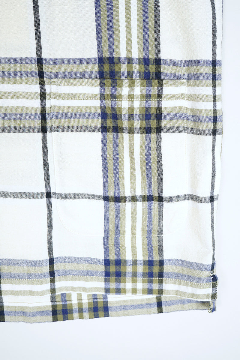 【ナイジェル・ケーボン】MAN / ナイジェル・ケーボン × オリジナルマドラス・トレーディングカンパニー - Vネックシャツ / Nigel Cabourn × ORIGINAL MADRAS TRADING COMPANY - #7 V-NECK SHIRT