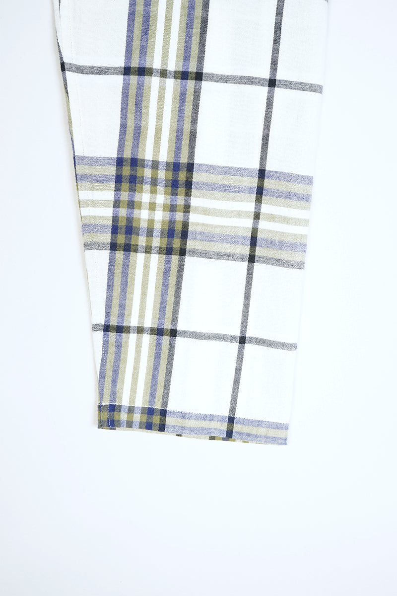 【ナイジェル・ケーボン】MAN / ナイジェル・ケーボン × オリジナルマドラス・トレーディングカンパニー - Vネックシャツ / Nigel Cabourn × ORIGINAL MADRAS TRADING COMPANY - #7 V-NECK SHIRT