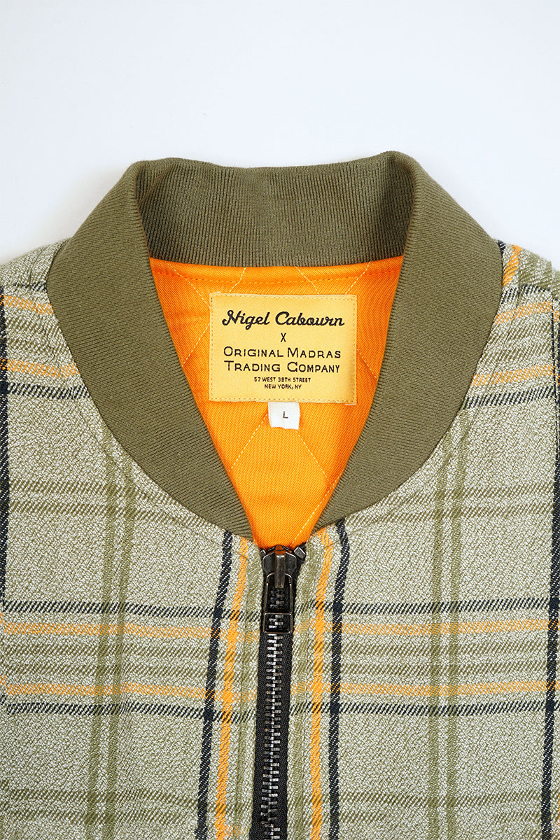 【ナイジェル・ケーボン】MAN / ナイジェル・ケーボン × オリジナルマドラス・トレーディングカンパニー - MA1ジャケット / Nigel Cabourn × ORIGINAL MADRAS TRADING COMPANY - #1 MA1 JACKET