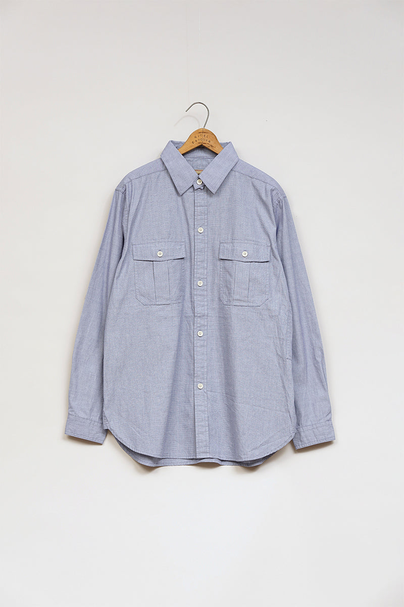 【ナイジェル・ケーボン】MAN / チュニックシャツ - エンドオンエンド / SH01 TUNIC SHIRT - END ON END