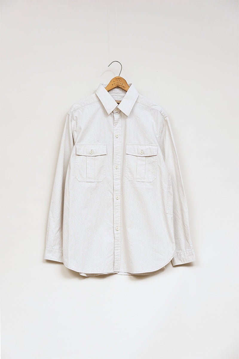 【ナイジェル・ケーボン】MAN / チュニックシャツ - エンドオンエンド / SH01 TUNIC SHIRT - END ON END