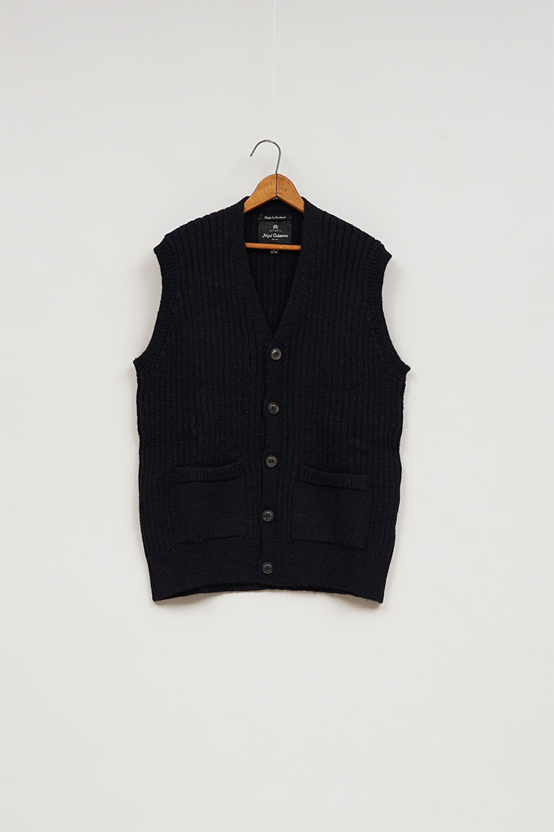 【ナイジェル・ケーボン】MAN / LE5 サマーヴィルベスト - ブリティッシュウール / LE5 SOMERVILLE VEST - BRITISH WOOL