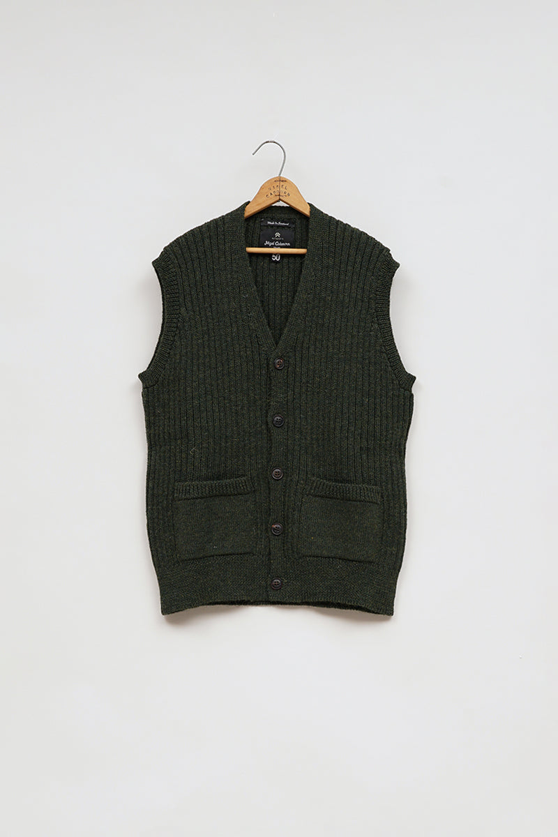 【ナイジェル・ケーボン】MAN / LE5 サマーヴィルベスト - ブリティッシュウール / LE5 SOMERVILLE VEST - BRITISH WOOL