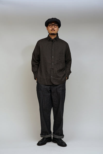 【ナイジェル・ケーボン】MAN / ブリティッシュオフィサーズシャツ - タイプ2 ヘンプ / BRITISH OFFICERS SHIRT - TYPE2 HEMP