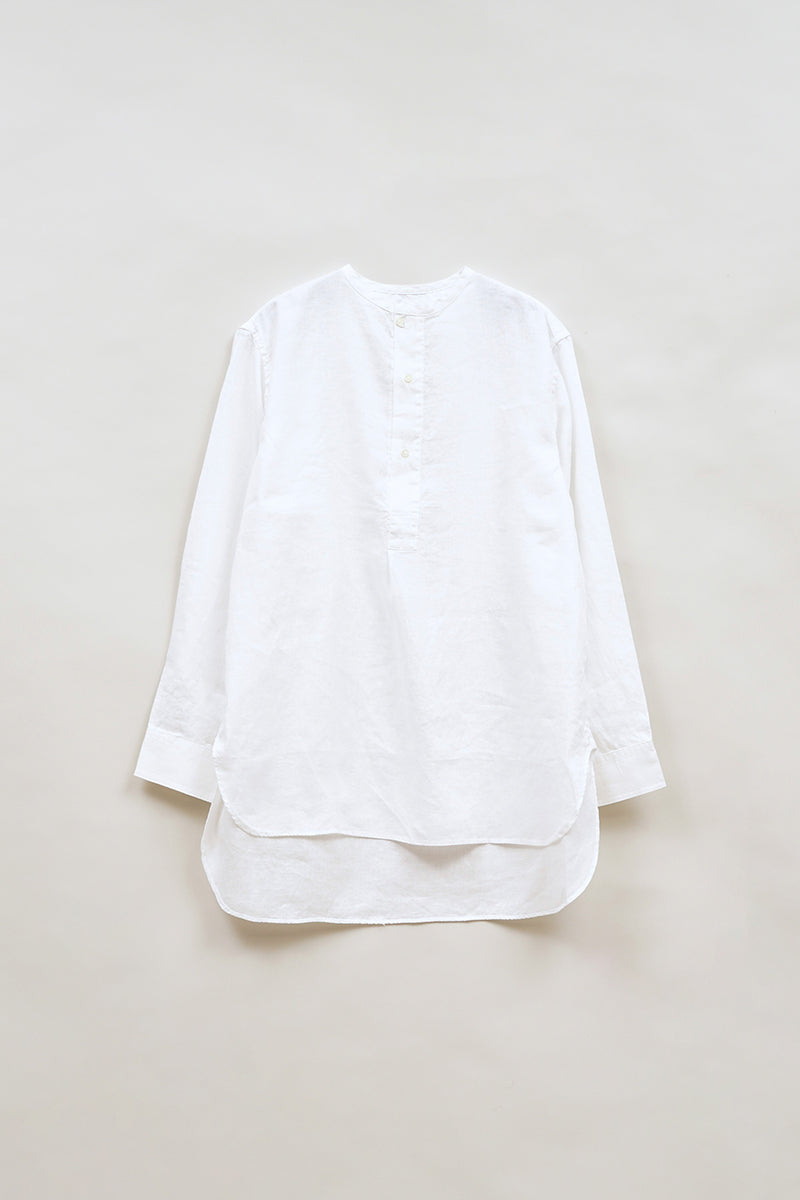 【ナイジェル・ケーボン】MAN / ヘンリーネックシャツ - ヘンプ / HENLEY SHIRT - HEMP