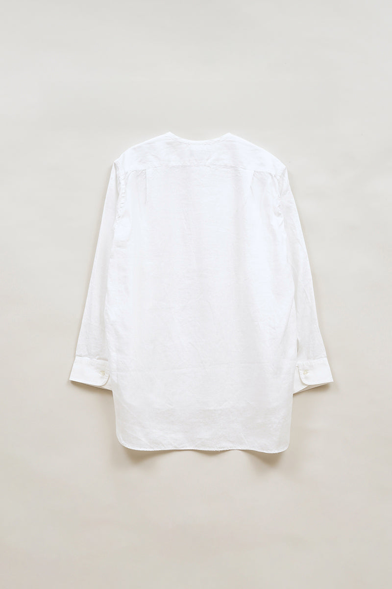 【ナイジェル・ケーボン】MAN / ヘンリーネックシャツ - ヘンプ / HENLEY SHIRT - HEMP