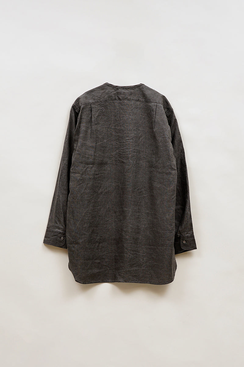 【ナイジェル・ケーボン】MAN / ヘンリーネックシャツ - ヘンプ / HENLEY SHIRT - HEMP
