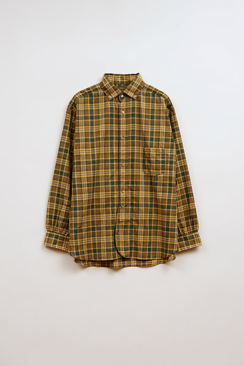 【ナイジェル・ケーボン】MAN / ブリティッシュオフィサーズシャツ - タイプ2 チェック / BRITISH OFFICERS SHIRT - TYPE2 CHECK