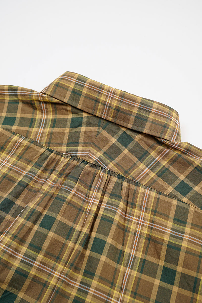 【ナイジェル・ケーボン】MAN / ブリティッシュオフィサーズシャツ - タイプ2 チェック / BRITISH OFFICERS SHIRT - TYPE2 CHECK