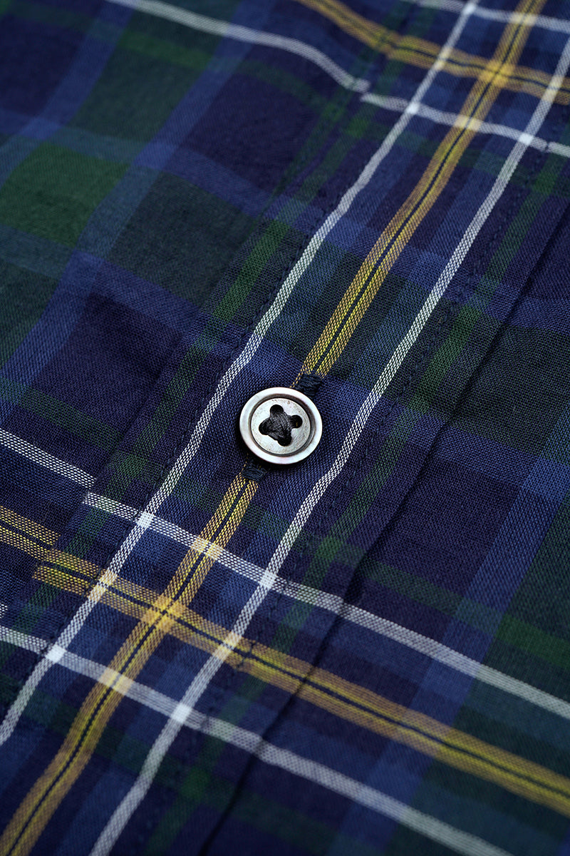 【ナイジェル・ケーボン】MAN / ブリティッシュオフィサーズシャツ - タイプ2 チェック / BRITISH OFFICERS SHIRT - TYPE2 CHECK