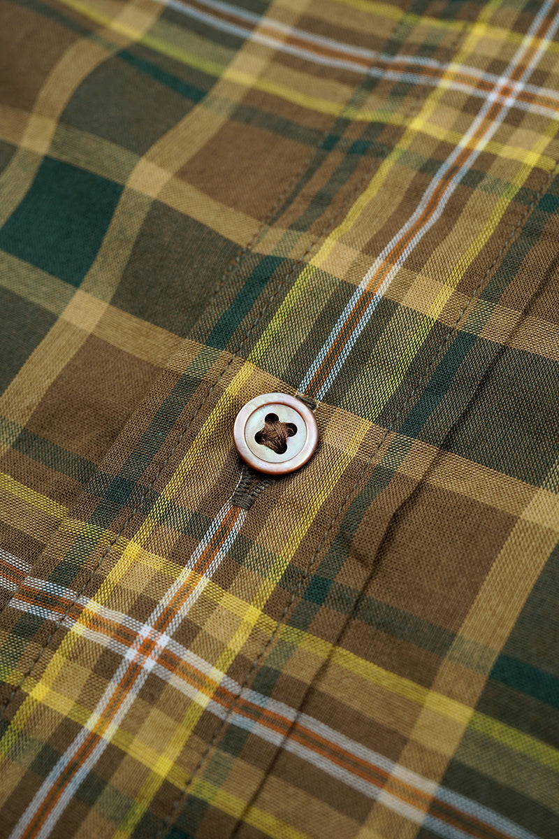 【ナイジェル・ケーボン】MAN / ブリティッシュオフィサーズシャツ - タイプ2 チェック / BRITISH OFFICERS SHIRT - TYPE2 CHECK