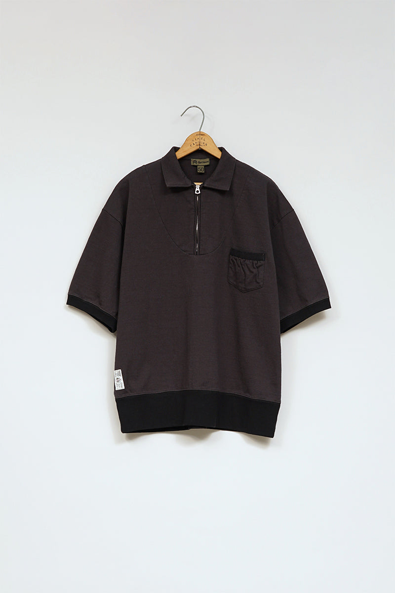 Nigel Cabourn 1920 ZIP SHIRT ナイジェル・ケーボン 進化の過程で生まれた》ZIP UP PULL OVER SWEAT SHIRT