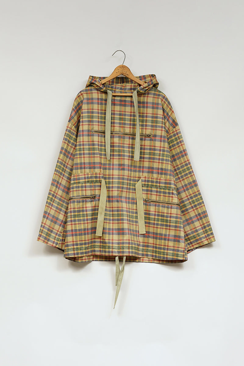 【ナイジェル・ケーボン】MAN / アノラック - ラミーポリチェック / ANORAK - RAMIE POLY CHECK