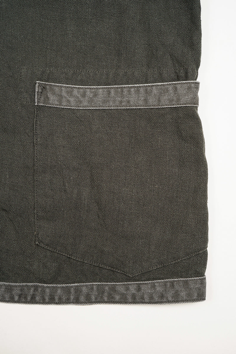 【ナイジェル・ケーボン】MAN / フレンチワークジャケット - リネンピンオックス / FRENCH WORK JACKET - LINEN PIN OX