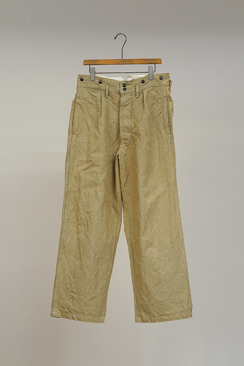 【ナイジェル・ケーボン】MAN / フレンチワークパンツ - ヘンプキャンバス / FRENCH WORK PANT - HEMP CANVAS