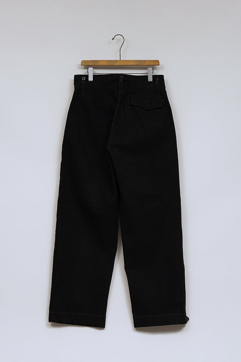 【ナイジェル・ケーボン】MAN / ブリティッシュアーミーパンツ - ブラックデニム / BRITISH ARMY PANT - BLACK DENIM