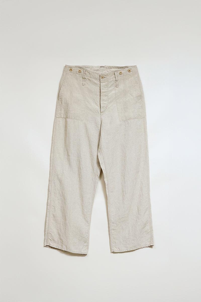 【ナイジェル・ケーボン】MAN / フレンチワークパンツ - リネンキャンバス / FRANCH WORK PANT - LINEN CANVAS