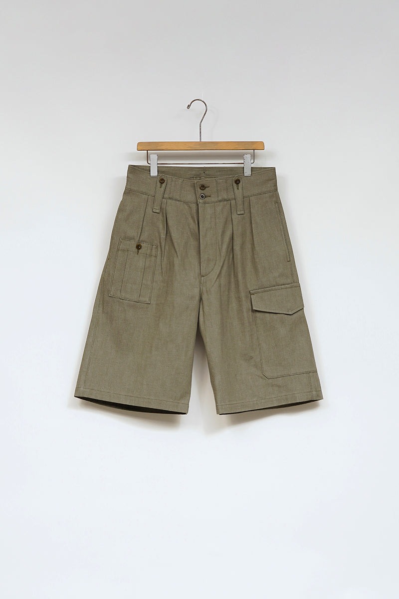 【ナイジェル・ケーボン】MAN / バトルドレスショーツ - 10オンス デニム / BATTLE DRESS SHORT - 10oz DENIM