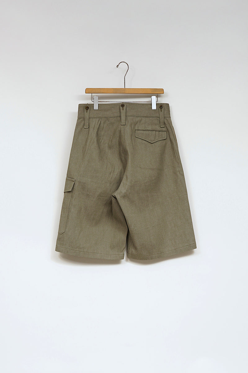【ナイジェル・ケーボン】MAN / バトルドレスショーツ - 10オンス デニム / BATTLE DRESS SHORT - 10oz DENIM