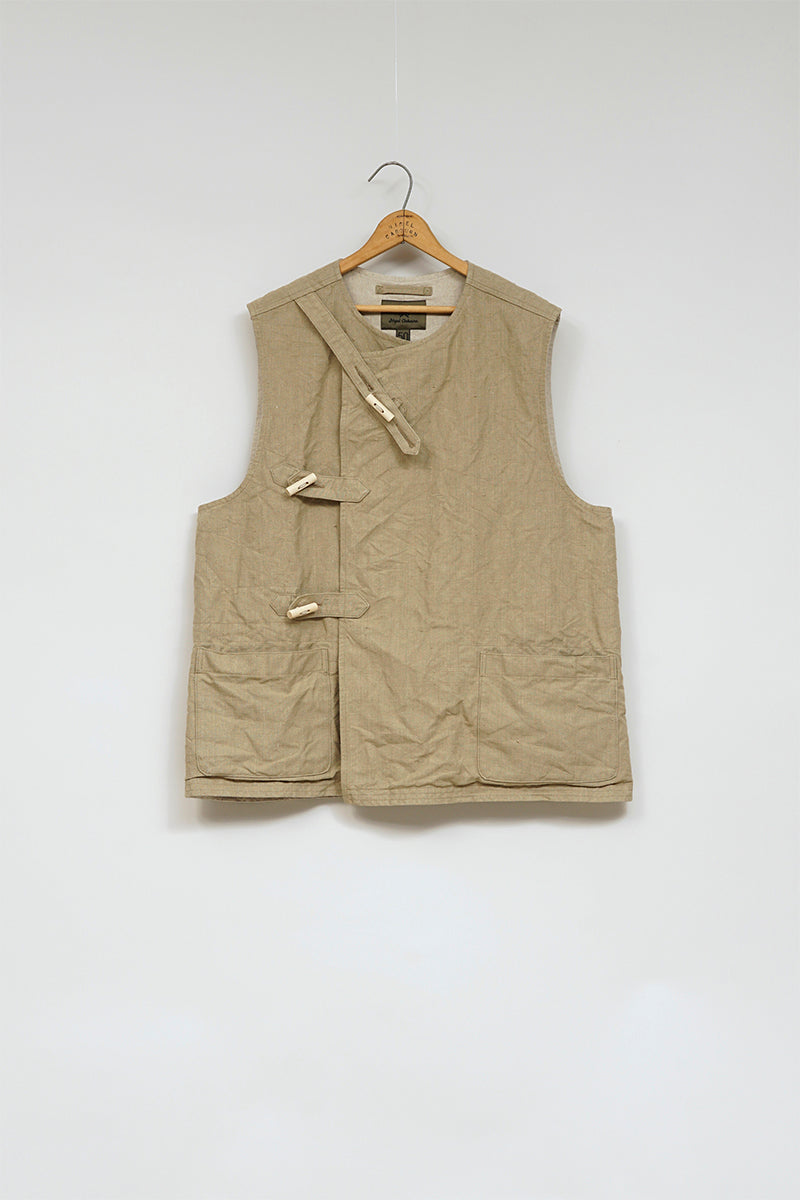 【ナイジェル・ケーボン】MAN / R.F.C.ベスト - ヘンプキャンバス / R.F.C. VEST - HEMP CANVAS