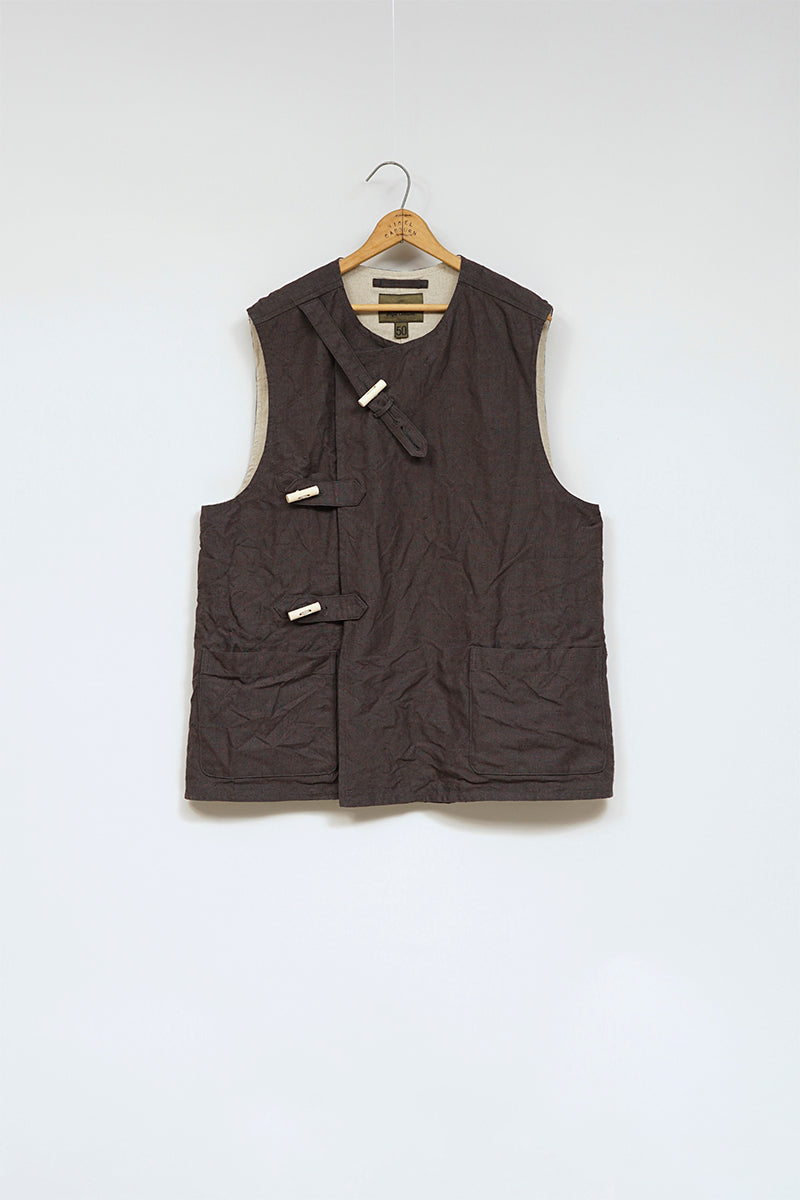 【ナイジェル・ケーボン】MAN / R.F.C.ベスト - ヘンプキャンバス / R.F.C. VEST - HEMP CANVAS