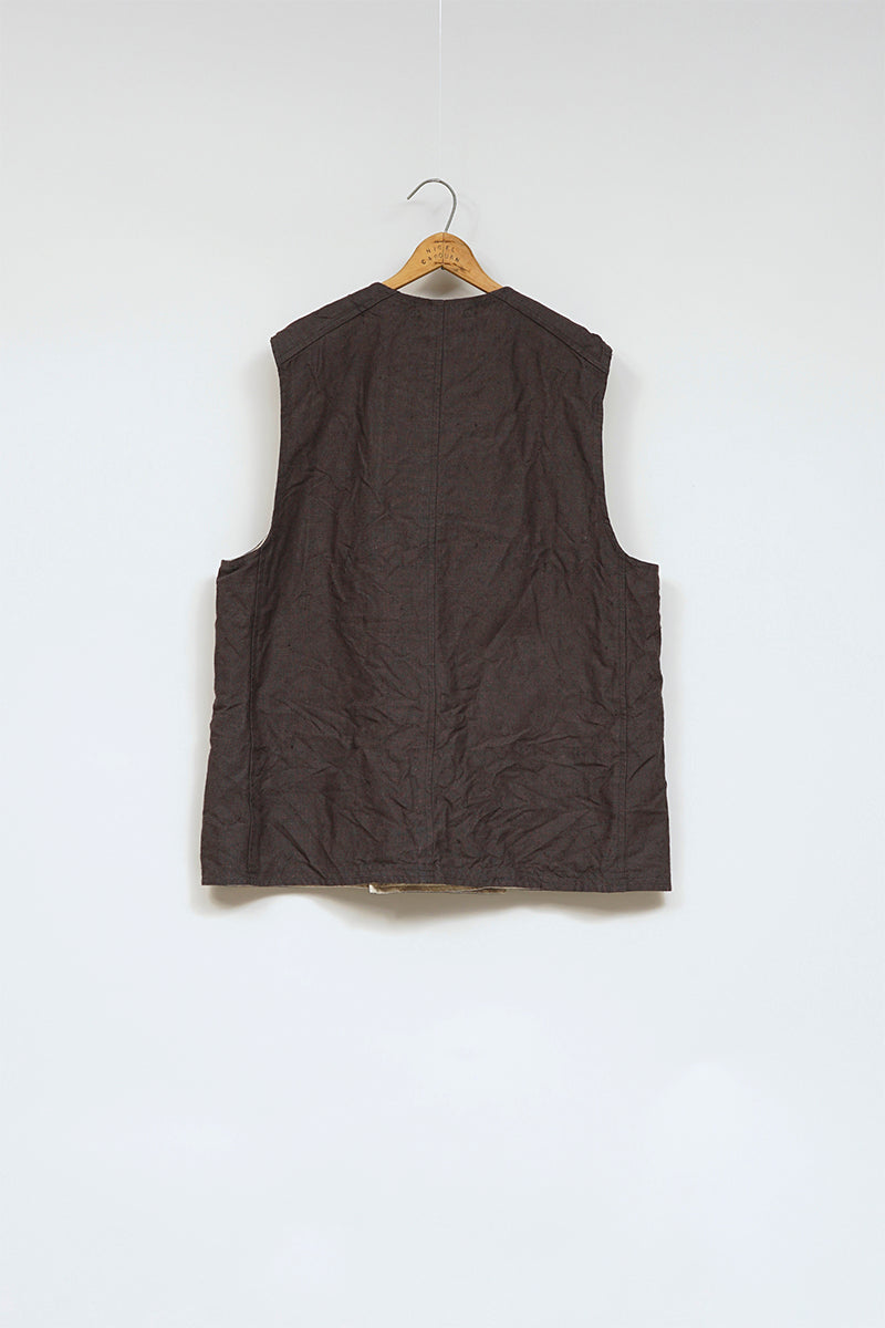 【ナイジェル・ケーボン】MAN / R.F.C.ベスト - ヘンプキャンバス / R.F.C. VEST - HEMP CANVAS