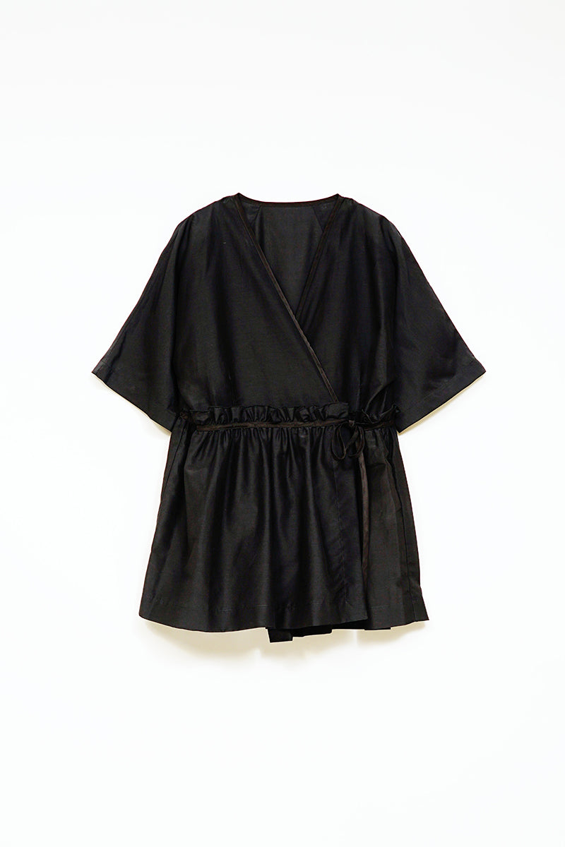 【ナイジェル・ケーボン】WOMAN / インディアン カシュクールブラウス / INDIAN CACHE COEUR BLOUSE
