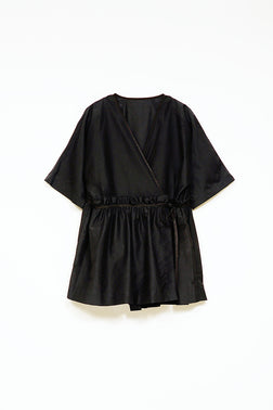 【ナイジェル・ケーボン】WOMAN / インディアン カシュクールブラウス / INDIAN CACHE COEUR BLOUSE