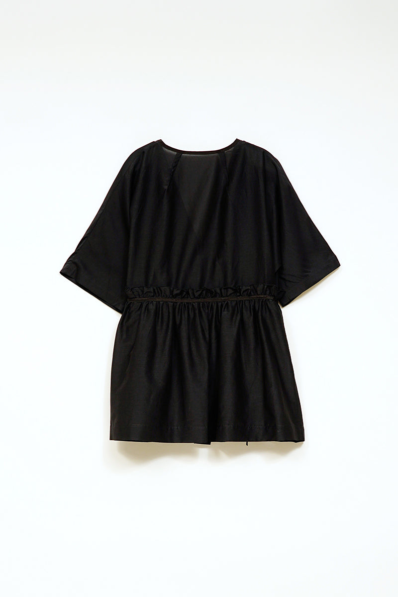 【ナイジェル・ケーボン】WOMAN / インディアン カシュクールブラウス / INDIAN CACHE COEUR BLOUSE