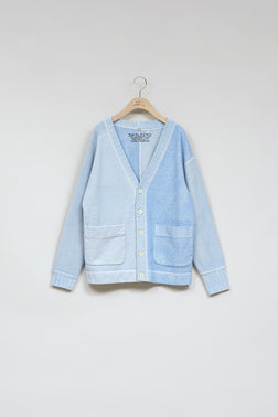 【ナイジェル・ケーボン】WOMAN / アーミージャージーミックスカーディガン / ARMY JERSEY MIX CARDIGAN