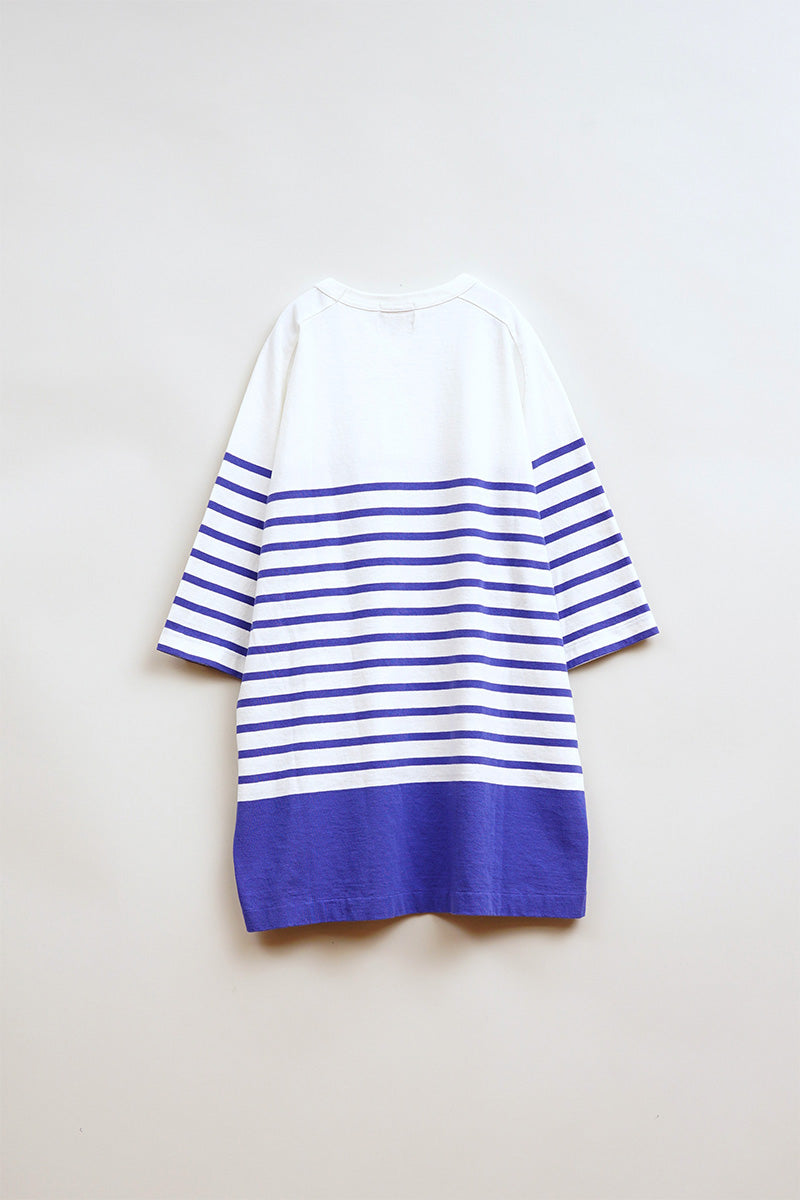 ナイジェル・ケーボン】WOMAN / 5.6ハーフスリーブ ボーダー / 5.6oz