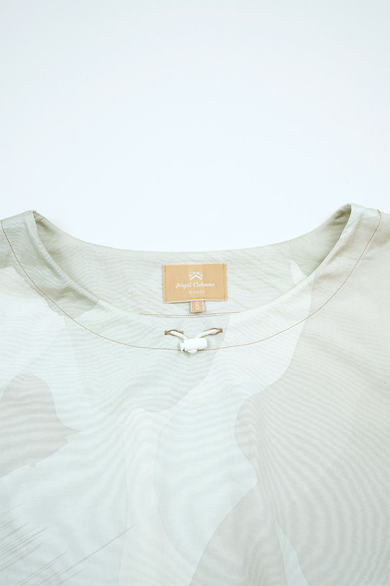 【ナイジェル・ケーボン】WOMAN / ショートスリーブドレス コットン カモ / S/S DRESS COTTON CAMO