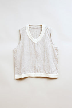 【ナイジェル・ケーボン】WOMAN / クリケット ベスト / CRICKET VEST LINEN