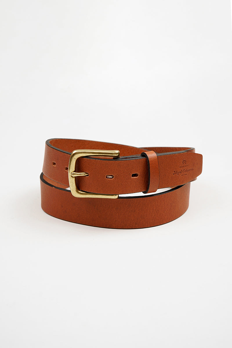 ナイジェル・ケーボン】MAN / レザーベルトキューバ / LEATHER BELT