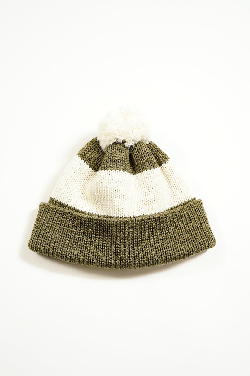 【ナイジェル・ケーボン】MAN / ストライプボブルハット / STRIPE BOBBLE HAT