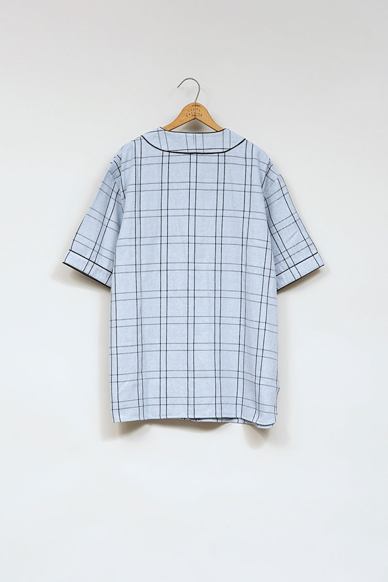 【ナイジェル・ケーボン】MAN / ナイジェル・ケーボン × オリジナルマドラス・トレーディングカンパニー - ベースボールシャツ / Nigel Cabourn × ORIGINAL MADRAS TRADING COMPANY - #1 BASEBALL SHIRT FLECK TWIL
