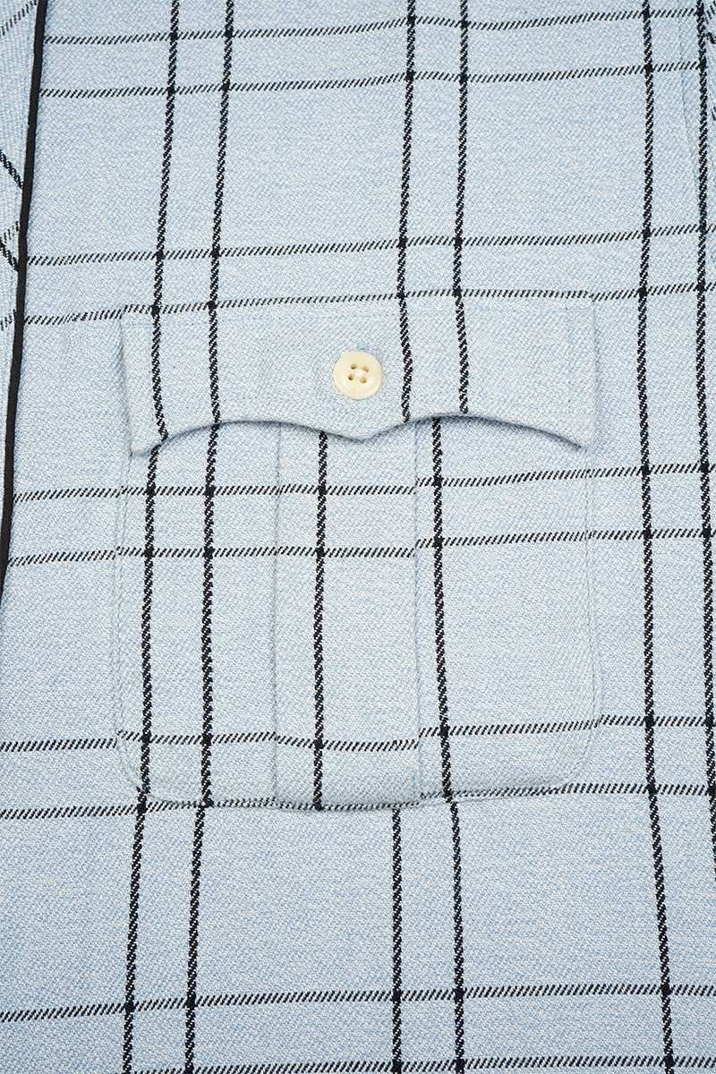 【ナイジェル・ケーボン】MAN / ナイジェル・ケーボン × オリジナルマドラス・トレーディングカンパニー - ベースボールシャツ / Nigel Cabourn × ORIGINAL MADRAS TRADING COMPANY - #1 BASEBALL SHIRT FLECK TWIL