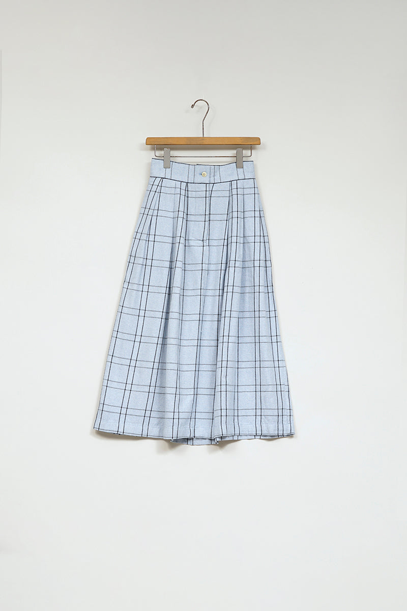 【ナイジェル・ケーボン】WOMAN / ナイジェル・ケーボン × オリジナルマドラス・トレーディングカンパニー - プリーツスカート / Nigel Cabourn × ORIGINAL MADRAS TRADING COMPANY - #7 PLEATED SKIRT