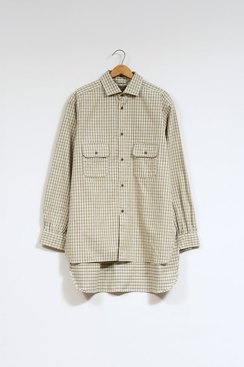 【ナイジェル・ケーボン】UNISEX / グランパシャツ - チェック / GRANDPA SHIRT - CHECK