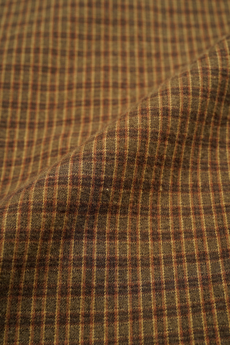 【ナイジェル・ケーボン】UNISEX / グランパシャツ - チェック / GRANDPA SHIRT - CHECK