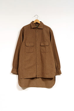【ナイジェル・ケーボン】UNISEX / グランパシャツ - チェック / GRANDPA SHIRT - CHECK